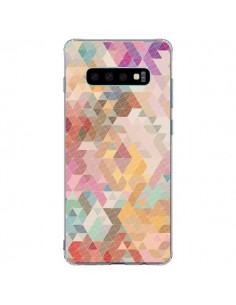 Coque Samsung S10 Plus Azteque Pattern Triangles - Rachel...
