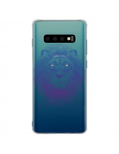Coque Samsung S10 Plus Lion Animal Transparente - Rachel...