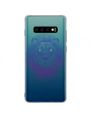 Coque Samsung S10 Plus Lion Animal Transparente - Rachel Caldwell
