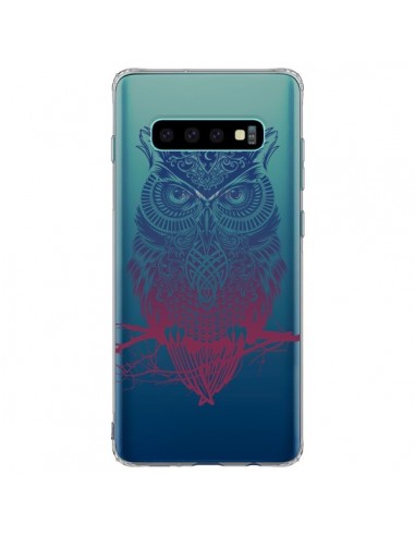 Coque Samsung S10 Plus Hibou Chouette Owl Transparente - Rachel Caldwell