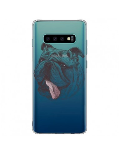 Coque Samsung S10 Plus Chien Bulldog Dog Transparente - Rachel Caldwell