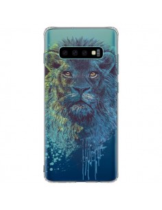 Coque Samsung S10 Plus Roi Lion King Transparente -...