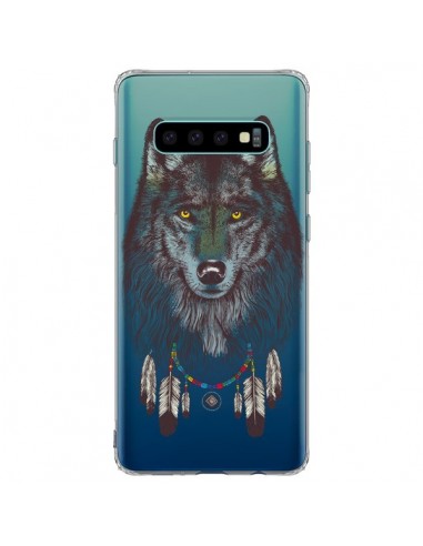 Coque Samsung S10 Plus Loup Wolf Attrape Reves Transparente - Rachel Caldwell