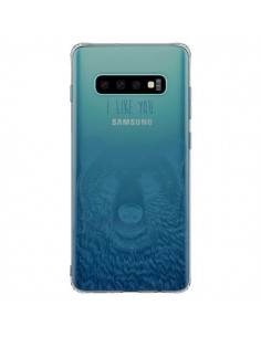 Coque Samsung S10 Plus I Love You Bear Ours Ourson...