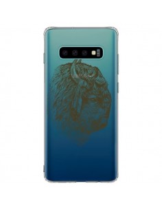Coque Samsung S10 Plus Buffalo Bison Transparente -...