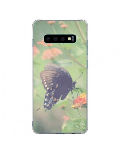 Coque Samsung S10 Plus Papillon Butterfly - R Delean