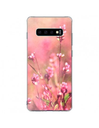 Coque Samsung S10 Plus Fleurs Bourgeons Roses - R Delean