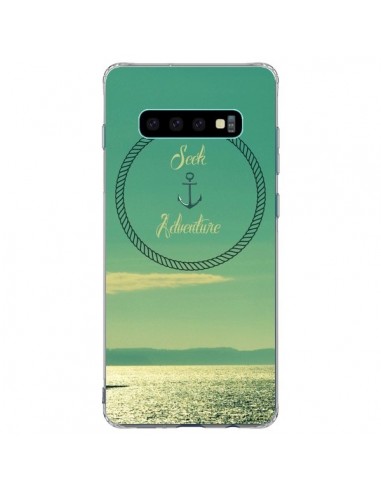 Coque Samsung S10 Plus See Adventure Aventure Ancre Navire Bateau - R Delean