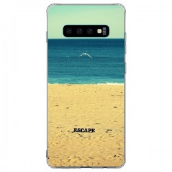 Coque Samsung S10 Plus Escape Mer Plage Ocean Sable...