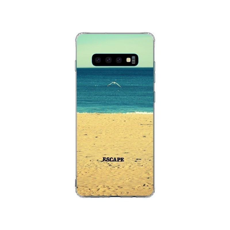 Coque Samsung S10 Plus Escape Mer Plage Ocean Sable Paysage - R Delean