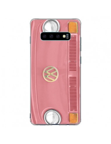 Coque Samsung S10 Plus Groovy Van Hippie VW Rose - R Delean