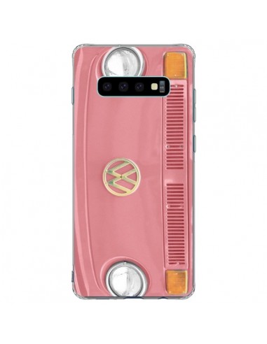 Coque Samsung S10 Plus Groovy Van Hippie VW Rose - R Delean