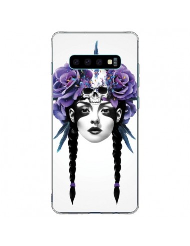 Coque Samsung S10 Plus Fille Fleurs Warrior - Ruben Ireland