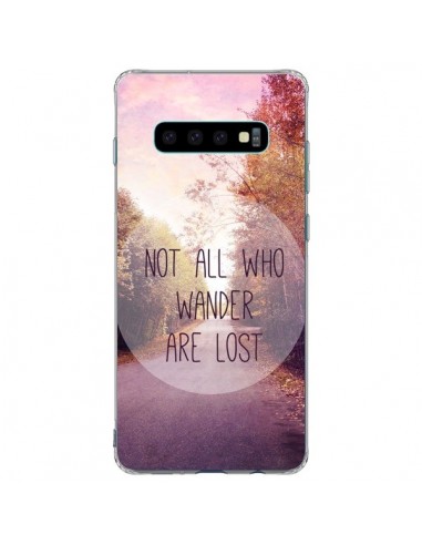 Coque Samsung S10 Plus Not all who wander are lost - Sylvia Cook