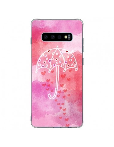 Coque Samsung S10 Plus Parapluie Coeur Love Amour - Sylvia Cook
