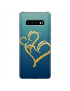 Coque Samsung S10 Plus Deux Coeurs Love Amour...
