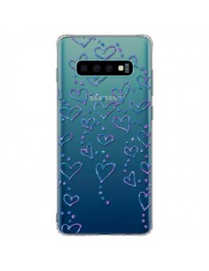 Coque Samsung S10 Plus Floating hearts coeurs flottants...