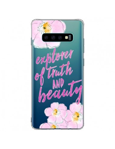 Coque Samsung S10 Plus Explorer of Truth and Beauty Transparente - Sylvia Cook