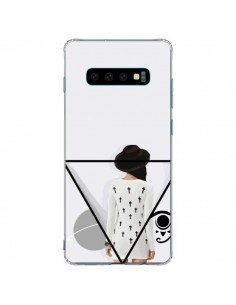 Coque Samsung S10 Plus Confusion Femme Oeil Triangle -...