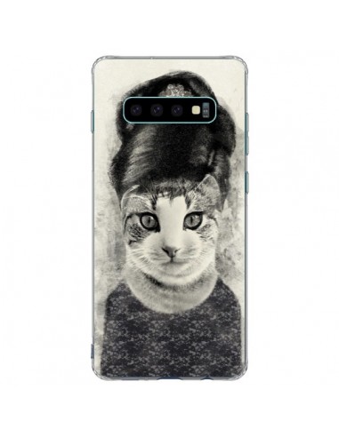 Coque Samsung S10 Plus Audrey Cat Chat - Tipsy Eyes