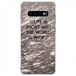 Coque Samsung S10 Plus Life is short Foret - Tara Yarte