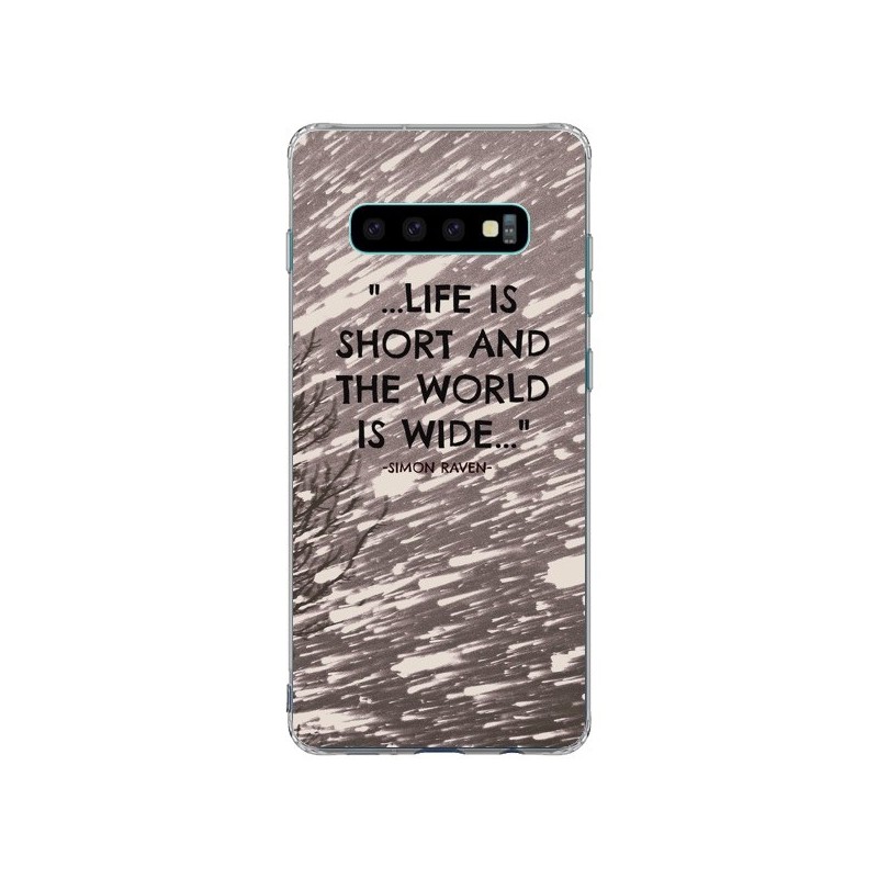 Coque Samsung S10 Plus Life is short Foret - Tara Yarte