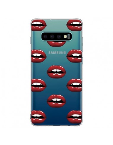 Coque Samsung S10 Plus Lèvres Rouges Lips Transparente - Yohan B.