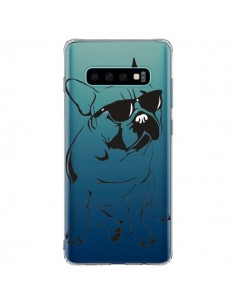 Coque Samsung S10 Plus Chien Bulldog Dog Transparente -...