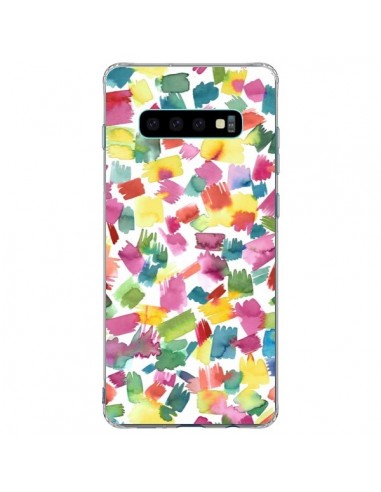 Coque Samsung S10 Plus Abstract Spring Colorful - Ninola Design