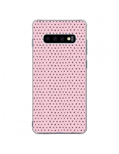 Coque Samsung S10 Plus Artsy Dots Pink - Ninola Design