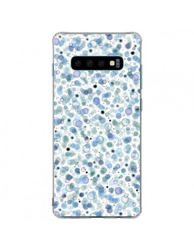 Coque Samsung S10 Plus Cosmic Bubbles Blue - Ninola Design