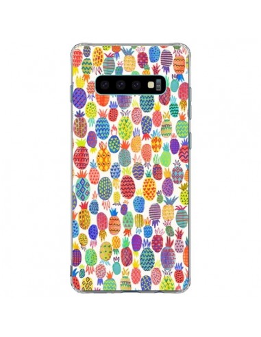 Coque Samsung S10 Plus Cute Pineapples - Ninola Design