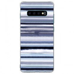Coque Samsung S10 Plus Degrade Stripes Watercolor Navy -...