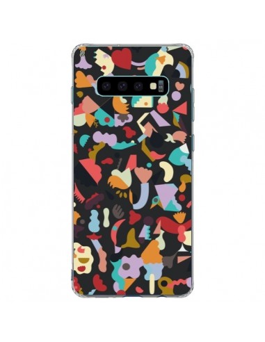 Coque Samsung S10 Plus Dreamy Animal Shapes Black - Ninola Design