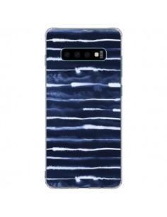 Coque Samsung S10 Plus Electric Lines Navy - Ninola Design