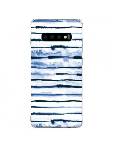 Coque Samsung S10 Plus Electric Lines White - Ninola Design