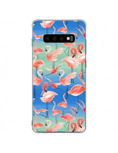 Coque Samsung S10 Plus Flamingo Pink - Ninola Design