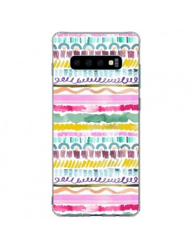 Coque Samsung S10 Plus Garlands Tribal - Ninola Design