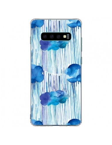 Coque Samsung S10 Plus Rain Stitches Neon - Ninola Design
