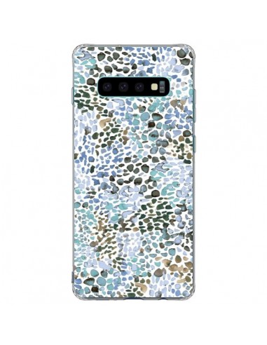 Coque Samsung S10 Plus Smoky Marble Watercolor Pink - Ninola Design