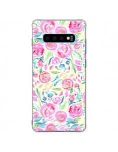 Coque Samsung S10 Plus Speckled Watercolor Pink - Ninola...