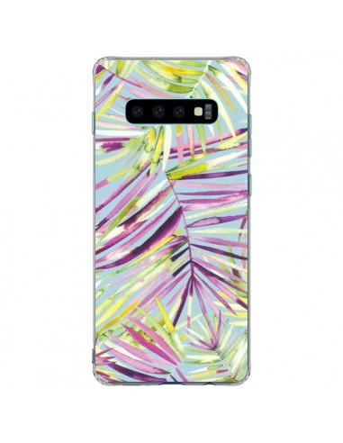Coque Samsung S10 Plus Tropical Flowers Multicolored - Ninola Design