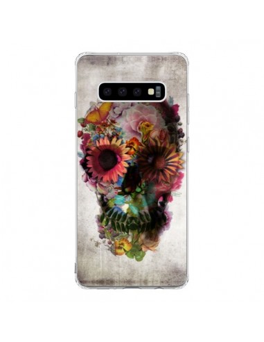 Coque Samsung S10 Skull Flower Tête de Mort - Ali Gulec