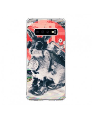 Coque Samsung S10 Lapin Time Traveller - Ali Gulec