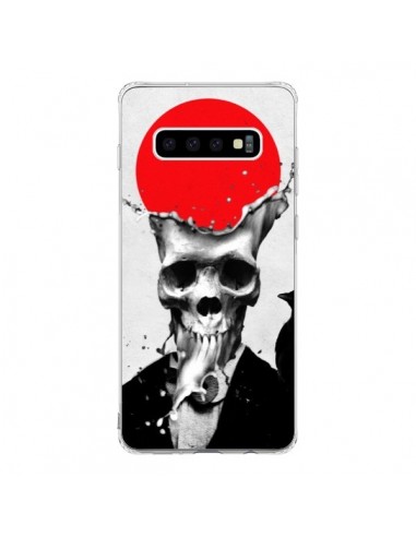 Coque Samsung S10 Splash Skull Tête de Mort - Ali Gulec