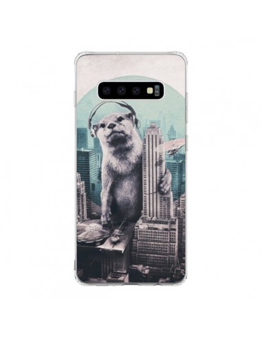 Coque Samsung S10 Loutre Dj New York - Ali Gulec