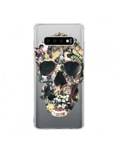 Coque Samsung S10 Skull Vintage Tête de Mort Transparente - Ali Gulec