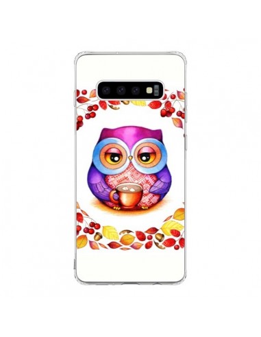 Coque Samsung S10 Chouette Automne - Annya Kai