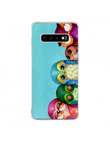 Coque Samsung S10 Famille Chouettes - Annya Kai