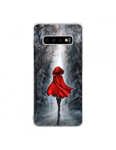 Coque Samsung S10 Le Petit Chaperon Rouge Bois - Annya Kai